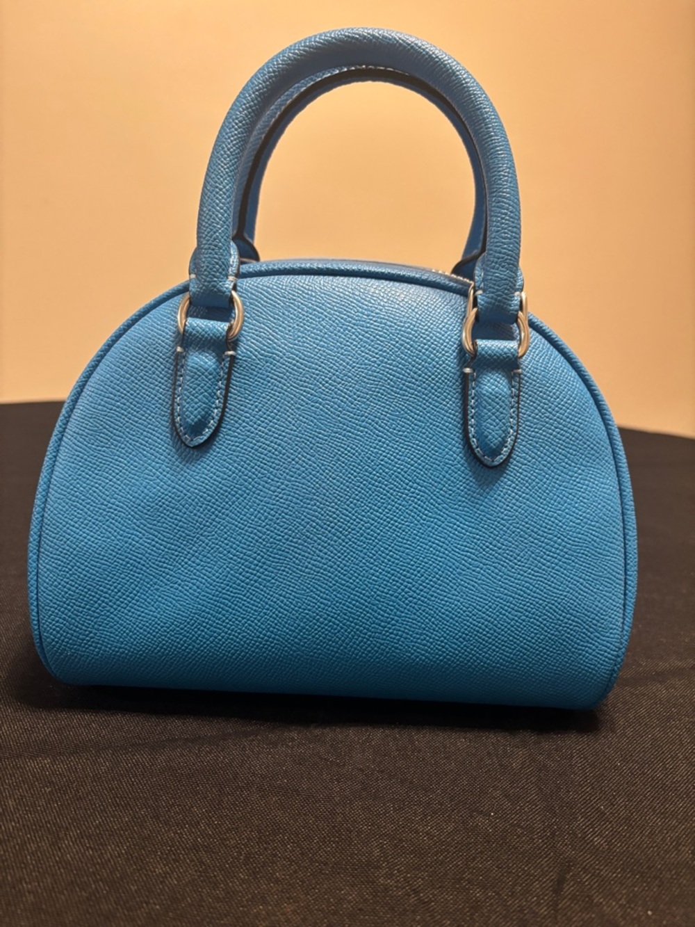 Coach Pacific-Blue Sydney Satchel with Two Cross Body Straps - Picture 3 of 8
